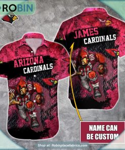 Arizona Cardinals Mascot 3D Printed Summer Hawaiian Shirt