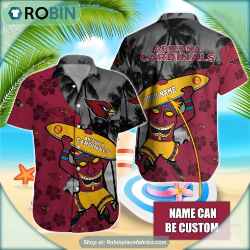 Arizona Cardinals Tiki Man NFL Hawaiian Shirt