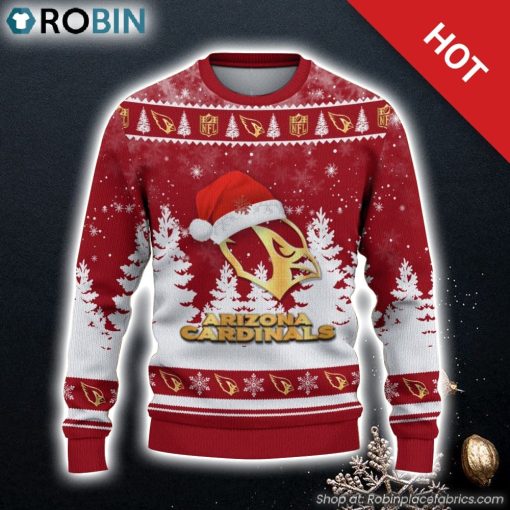 Arizona Cardinals Ugly Christmas Sweater 3D Gift For Christmas Family