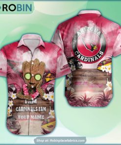 Arizona Cardinals x Baby Groot Summer Hawaiian Shirt