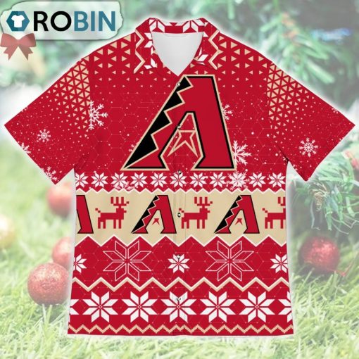 Arizona Diamondbacks Ugly Christmas Design Short Sleeve Shirt