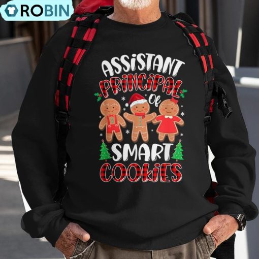 Assistant Principal Of Smart Cookies Gingerbread Christmas Ugly Christmas Sweatshirt