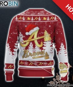 Atlanta Braves Ugly Christmas Sweater 3D Gift For Christmas Family