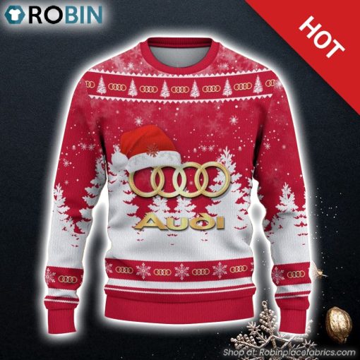Audi Ugly Christmas Sweater 3D Gift For Christmas Family