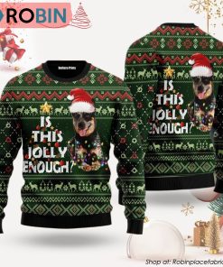 Australian Cattle Dog Jolly Ugly Christmas Sweater