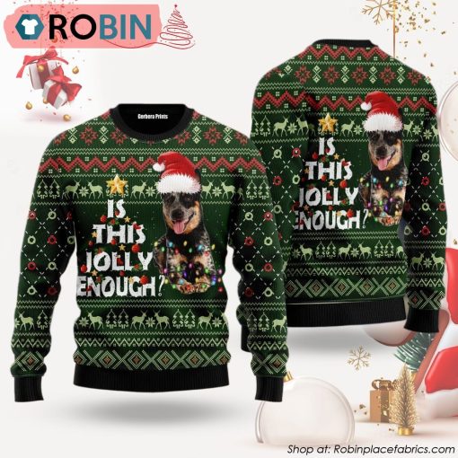 Australian Cattle Dog Jolly Ugly Christmas Sweater