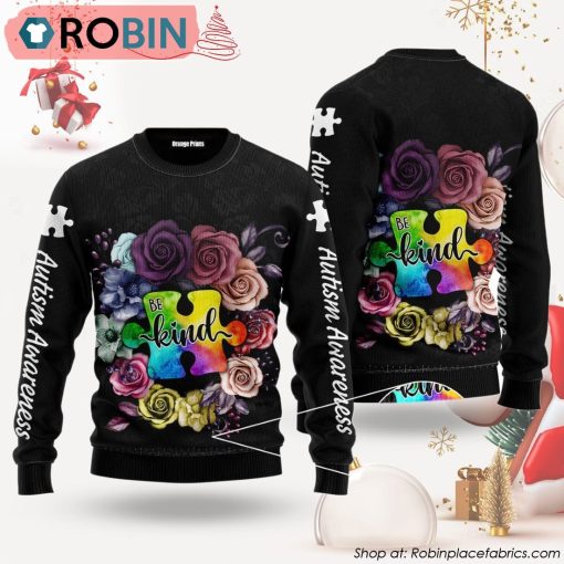Autism Awareness Ugly Christmas Sweater, Xmas Gifts