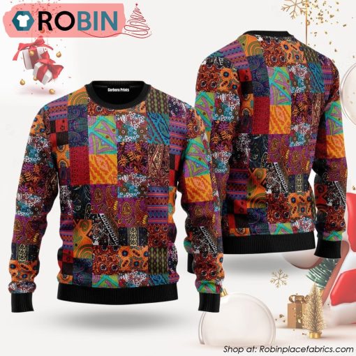 Awesome Patchwork Ugly Christmas Sweater