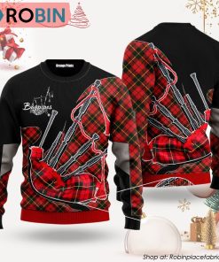 Bagpipes Music Ugly Christmas Sweater