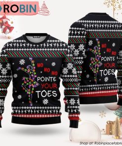 Ballet Pointe Ugly Christmas Sweater