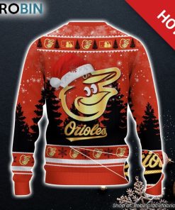 Baltimore Orioles Ugly Christmas Sweater 3D Gift For Christmas Family