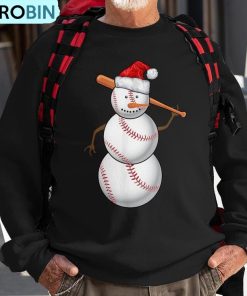 baseball-fan-snowman-christmas-ugly-christmas-sweatshirt-1