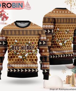 Bee Merry Ugly Christmas Sweater