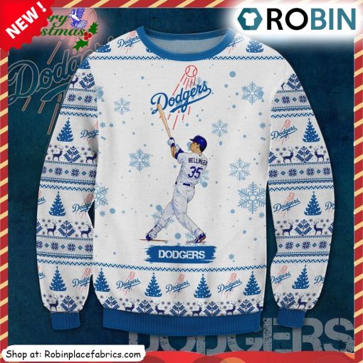 Bellinger Los Angeles Dodgers Ugly Christmas Sweatshirt, Sweater
