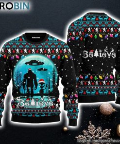 Bigfoot Christmas Ugly Christmas Sweater For Gift For Christmas