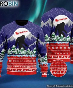 Bigfoot Merry Christmas Ugly Sweater Gift For Chrismas Bigfoot Merry Christmas Ugly Sweater Gift For Chrismas