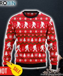 Bigfoot Ugly Christmas Sweater