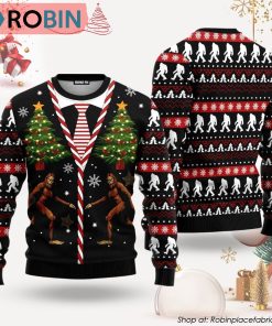Bigfoot Ugly Christmas Sweater Bigfoot Ugly Christmas Sweater