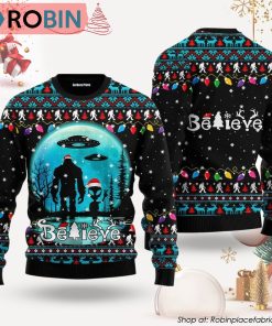 Bigfoot Ugly Christmas Sweater, Xmas Gifts