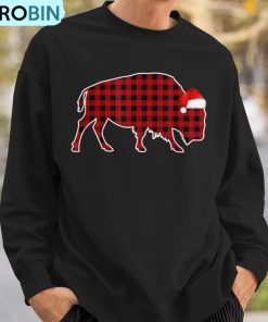 bison-red-plaid-buffalo-christmas-pajamas-family-ugly-christmas-sweatshirt-3