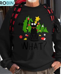 black-cat-christmas-tree-merry-xmas-humor-cat-what-ugly-christmas-sweatshirt-1