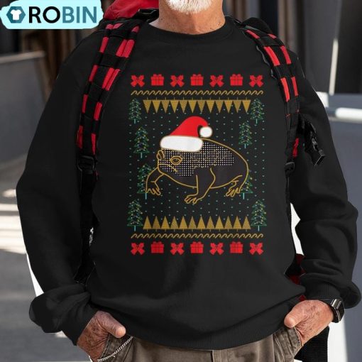 Black Desert Rain Frog Ugly Christmas Sweater Ugly Christmas Sweatshirt
