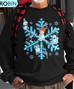 blue-snowflakes-and-snowman-merry-christmas-family-matching-ugly-christmas-sweatshirt-1