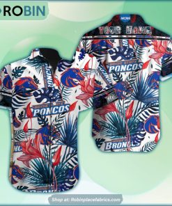 Boise State Broncos Tropical Design Hawaiian Shirt