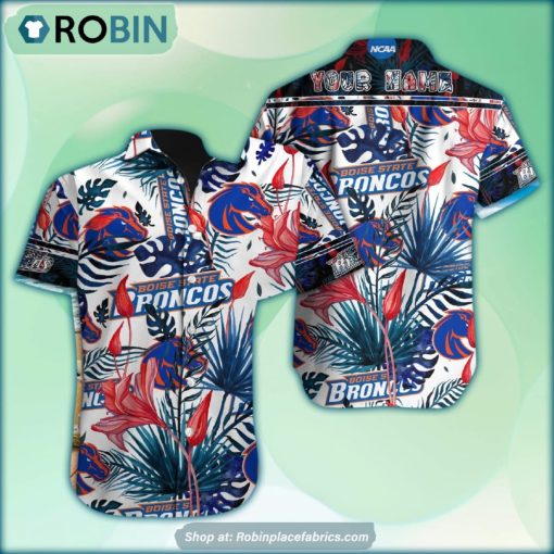 Boise State Broncos Tropical Design Hawaiian Shirt
