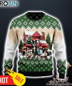 Border Collie Let It Snow Dog Lover Ugly Christmas Sweater Christmas Gift For Pet Lovers Border Collie Let It Snow Dog Lover Ugly Christmas Sweater Christmas Gift For Pet Lovers
