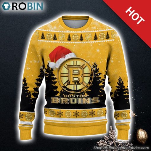 Boston Bruins Ugly Christmas Sweater 3D Gift For Christmas Family