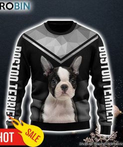Boston Terrier Dog Lover Cute Gift Ugly Christmas Sweater Christmas Gift For Pet Lovers Boston Terrier Dog Lover Cute Gift Ugly Christmas Sweater Christmas Gift For Pet Lovers