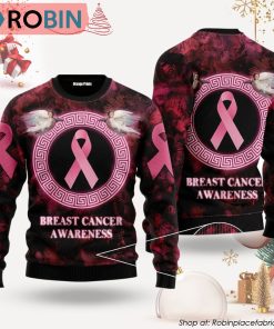 Breast Cancer Awareness Ugly Christmas Sweater