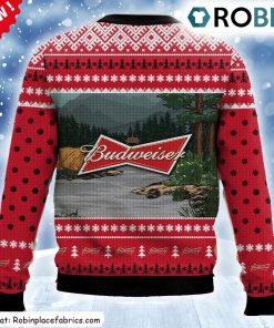 Budweiser Bear Ugly Christmas Sweatshirt, Sweater