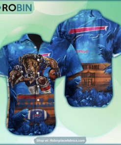 Buffalo Bills Mascot Football NFL Hawaiian Shirt Buffalo Bills Mascot Football NFL Hawaiian Shirt