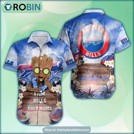 Buffalo Bills x Baby Groot Summer Hawaiian Shirt