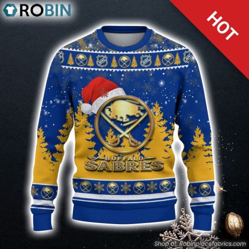Buffalo Sabres Ugly Christmas Sweater 3D Gift For Christmas Family