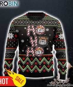 Bulldog Ho Ho Ho Dog Lover Ugly Christmas Sweater Xmas Gifts For Him or Her