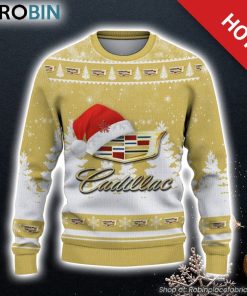 cadillac-ugly-christmas-sweater-3d-gift-for-christmas-family-1