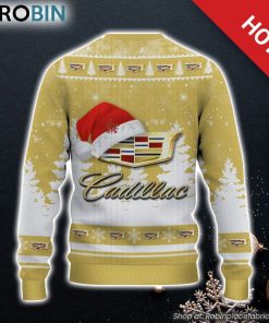 Cadillac Ugly Christmas Sweater 3D Gift For Christmas Family
