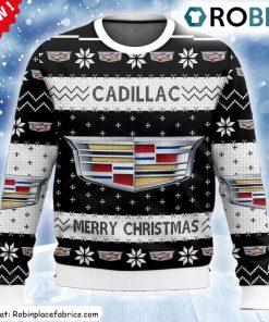 cadillac-ugly-christmas-sweatshirt-sweater-1