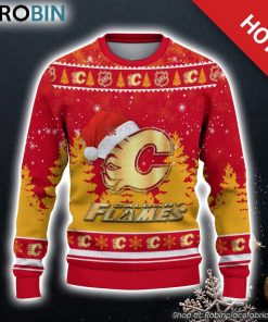 calgary-flames-ugly-christmas-sweater-3d-gift-for-christmas-family-1