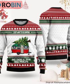 Camping Ugly Christmas Sweater