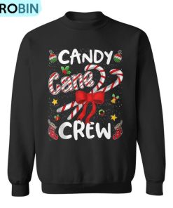 Candy Cane Crew Christmas Sweets Family Matching Costume Ugly Christmas Sweatshirt Candy Cane Crew Christmas Sweets Family Matching Costume Ugly Christmas Sweatshirt