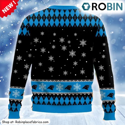 Carolina Panthers Kissmyass Ugly Christmas Sweatshirt, Sweater