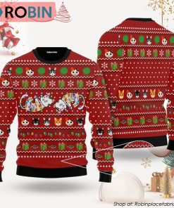 Cat Light Ugly Christmas Sweater