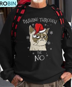 cat-lover-xmas-dashing-through-no-grumpy-christmas-ugly-christmas-sweatshirt-1