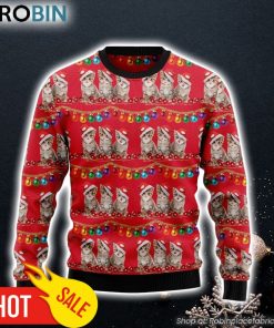Cat Themed Kitten Ugly Christmas Sweater Xmas Gifts For Dog Lovers Gift For Christmas