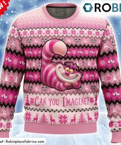 Cheshire Cat Alice In Wonderland Ugly Christmas Sweatshirt, Sweater
