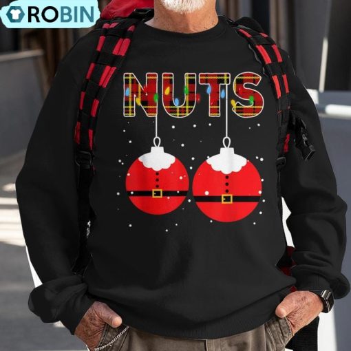 Chest Nuts Christmas Matching Couple Xmas Chestnuts 2023 Ugly Christmas Sweatshirt